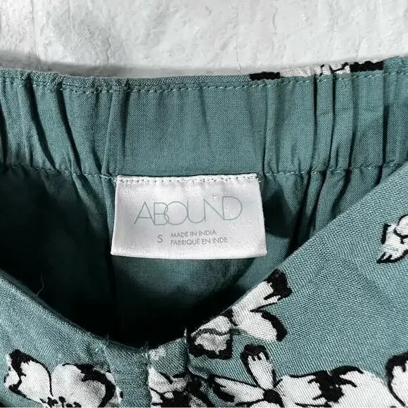 Abound Floral Puff Sleeve Dress Size Small - Picture 5 of 9